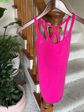 Lululemon Hot Pink Strappy Athletic Tank